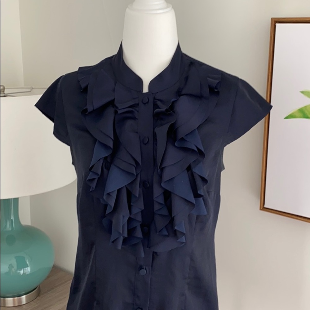 Ann Taylor LOFT ruffle blouse